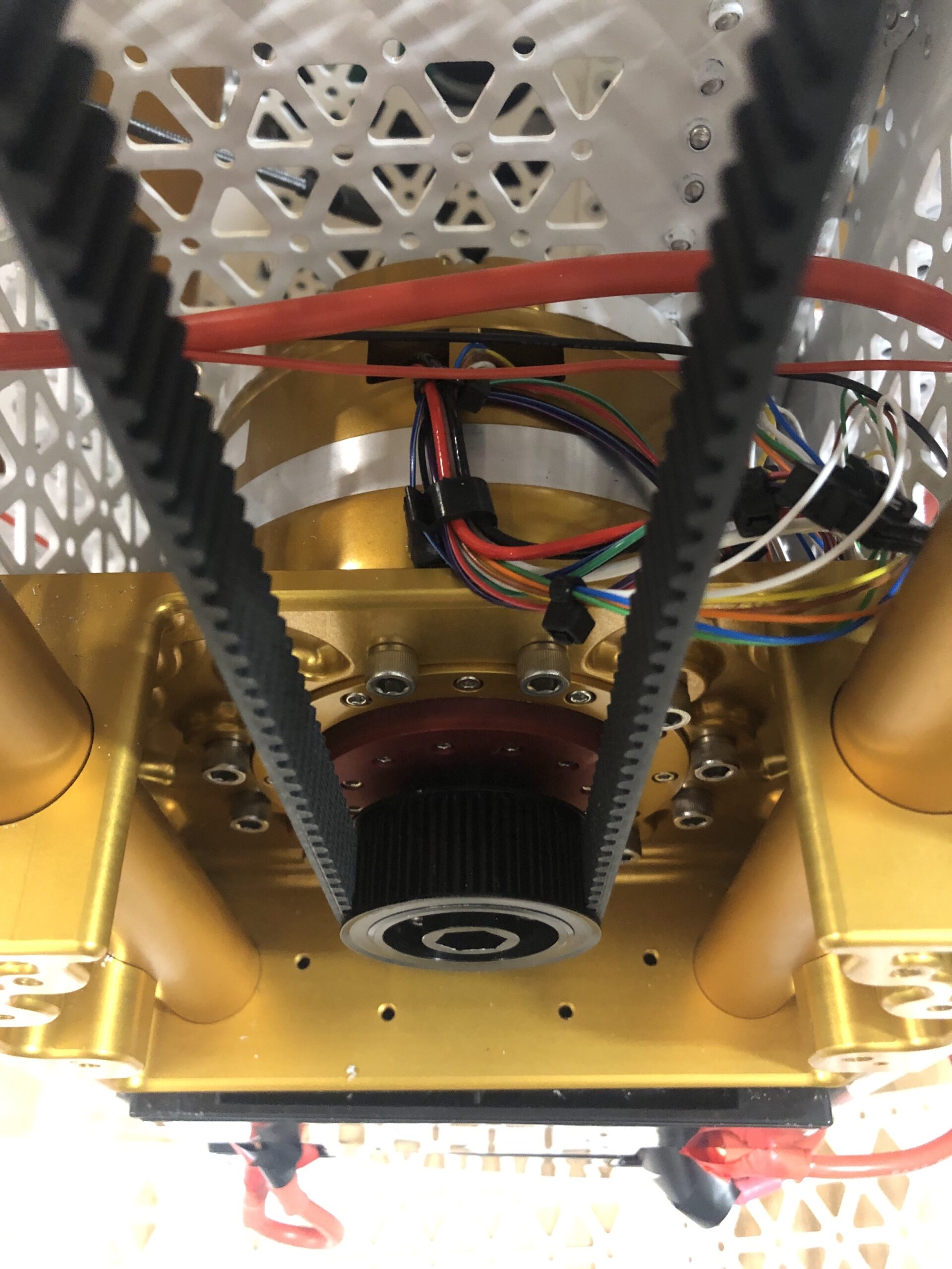 High Speed motor output in Roboball II steer axis